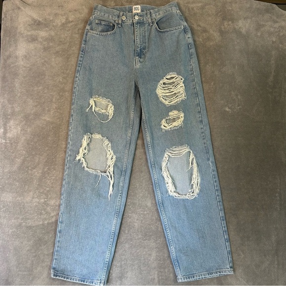 BDG High Rise Loose Baggy Jeans Size 29 Retro Vintage Boyfriend 90s Distressed - Picture 1 of 11